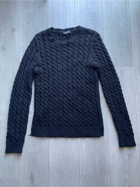Express Cable Knit Sweater | Black
